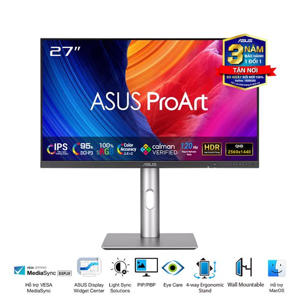 LCD ASUS ProArt PA278QGV (27 inch - IPS - 2K - 120Hz - 5ms - Speaker | 0326