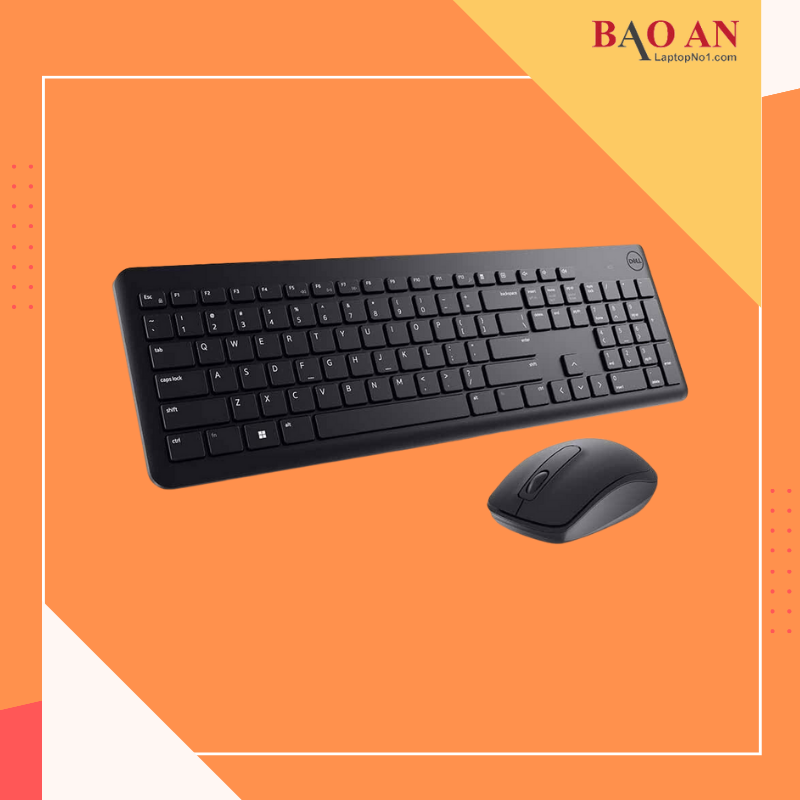 Bộ phím chuột Dell Wireless Keyboard and Mouse KM3322W - 0223S
