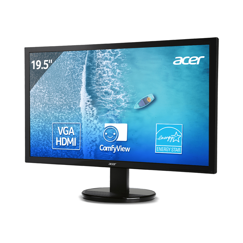 Màn hình Acer K202Q (UM.IE0SV.002) | 19 inch HD+, TN, 75Hz, 6ms, phẳng | 1024