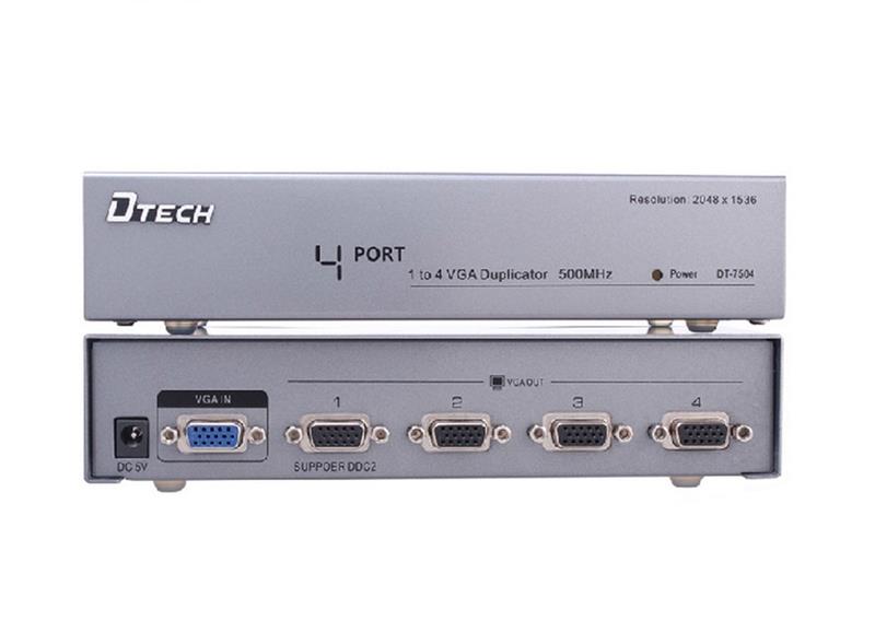 MULTI VGA LCD 1-4 500MHZ DTECH (DT-7504) 318HP